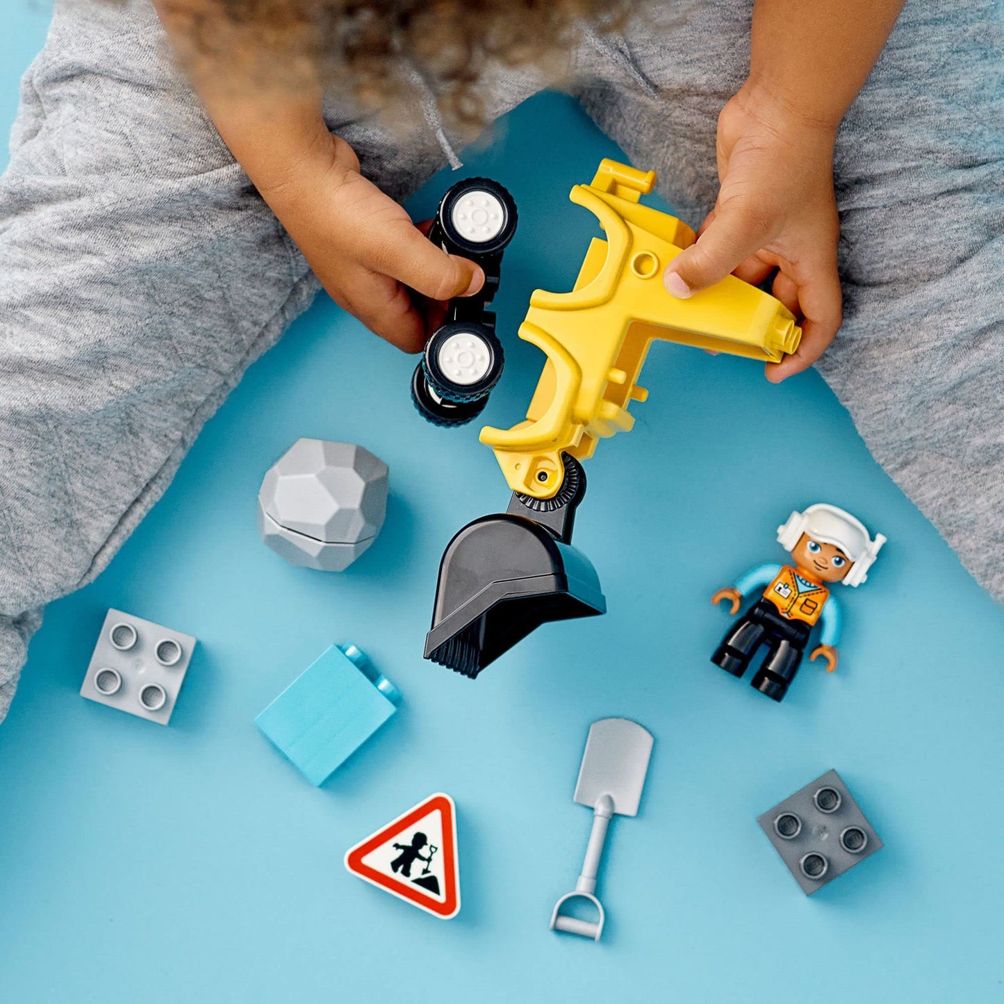 LEGO DUPLO Town Bulldozer Construction Vehicle 10930 – Early Development Toy for Toddlers 2+