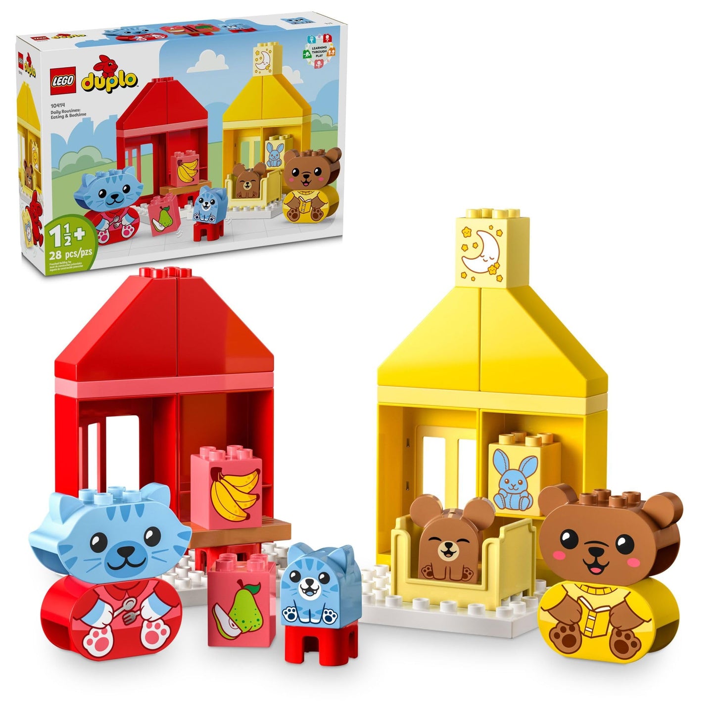 LEGO DUPLO My First Daily Routines: Eating & Bedtime (10414) – Social & Emotional Play for Toddlers