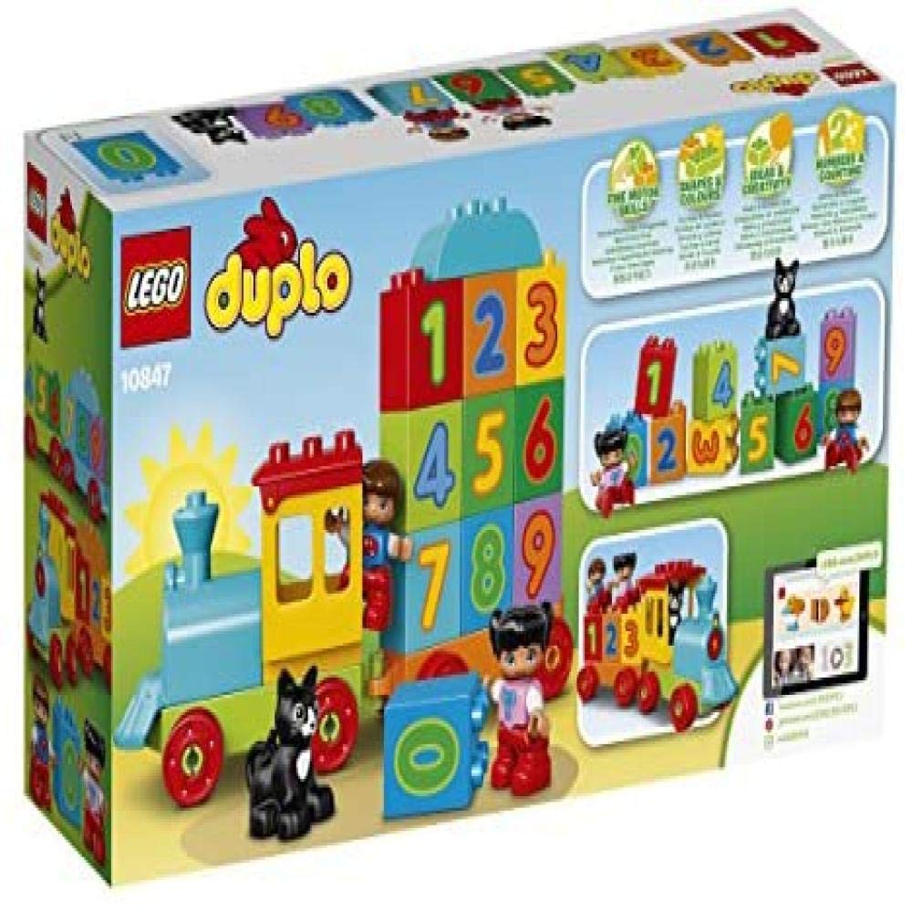 LEGO DUPLO My First Number Train 10847 – Learning & Counting Train Set for Toddlers (23 Pieces)