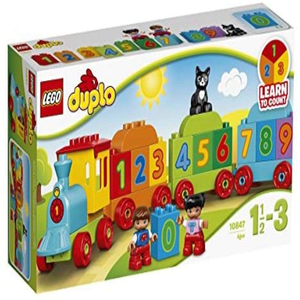 LEGO DUPLO My First Number Train 10847 – Learning & Counting Train Set for Toddlers (23 Pieces)