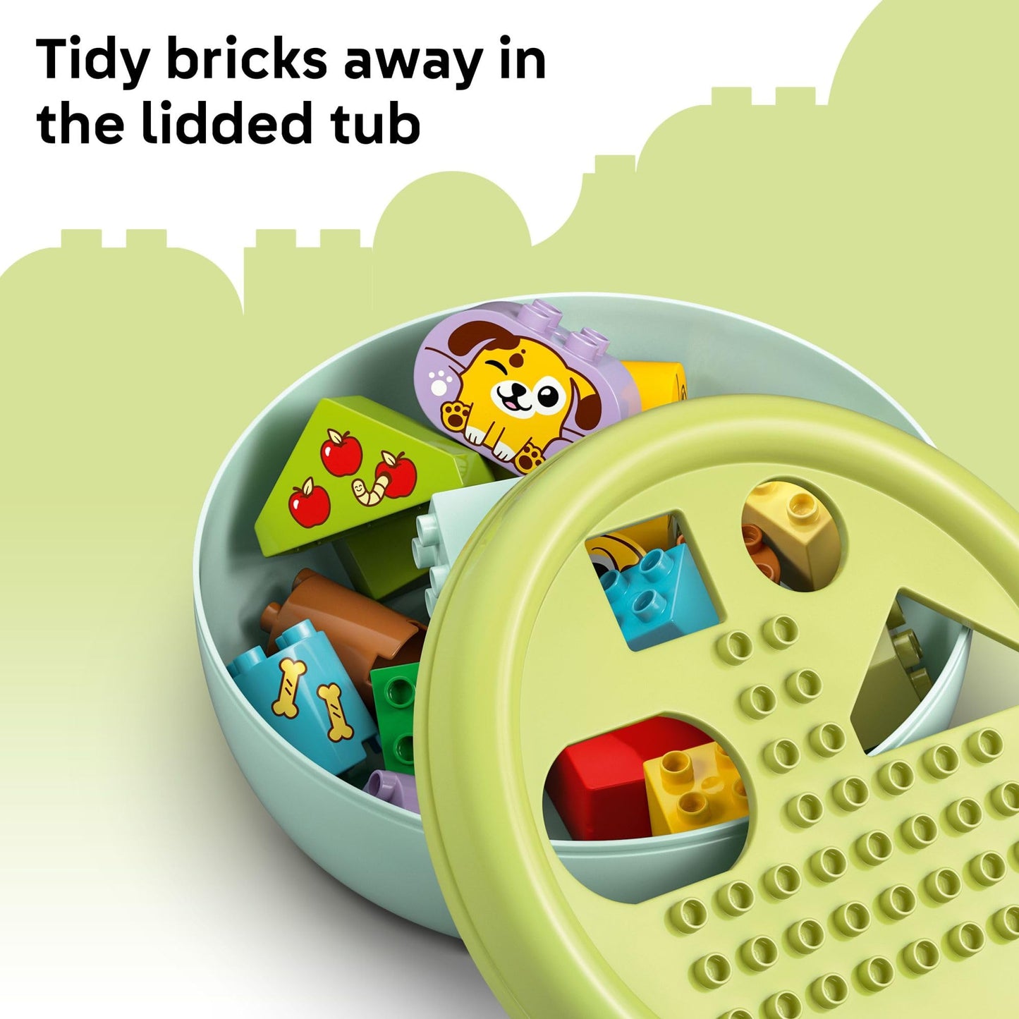 LEGO DUPLO My First Shape Sorter: Puppy House – Montessori Shape Sorting Toy for Toddlers 18m+