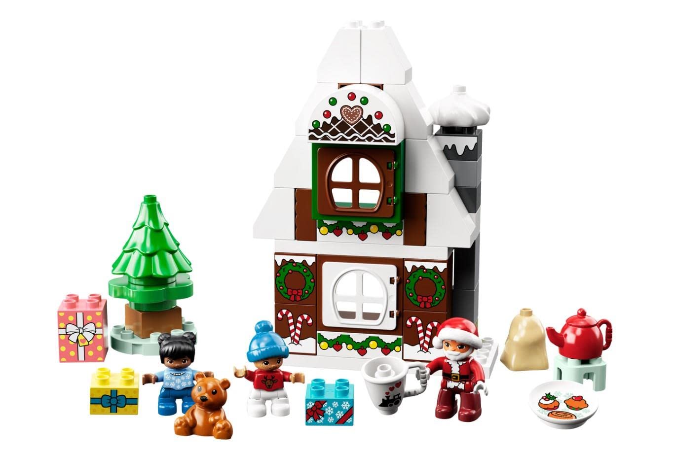 LEGO DUPLO Santa’s Gingerbread House 10976 – Christmas Toy for Ages 2+