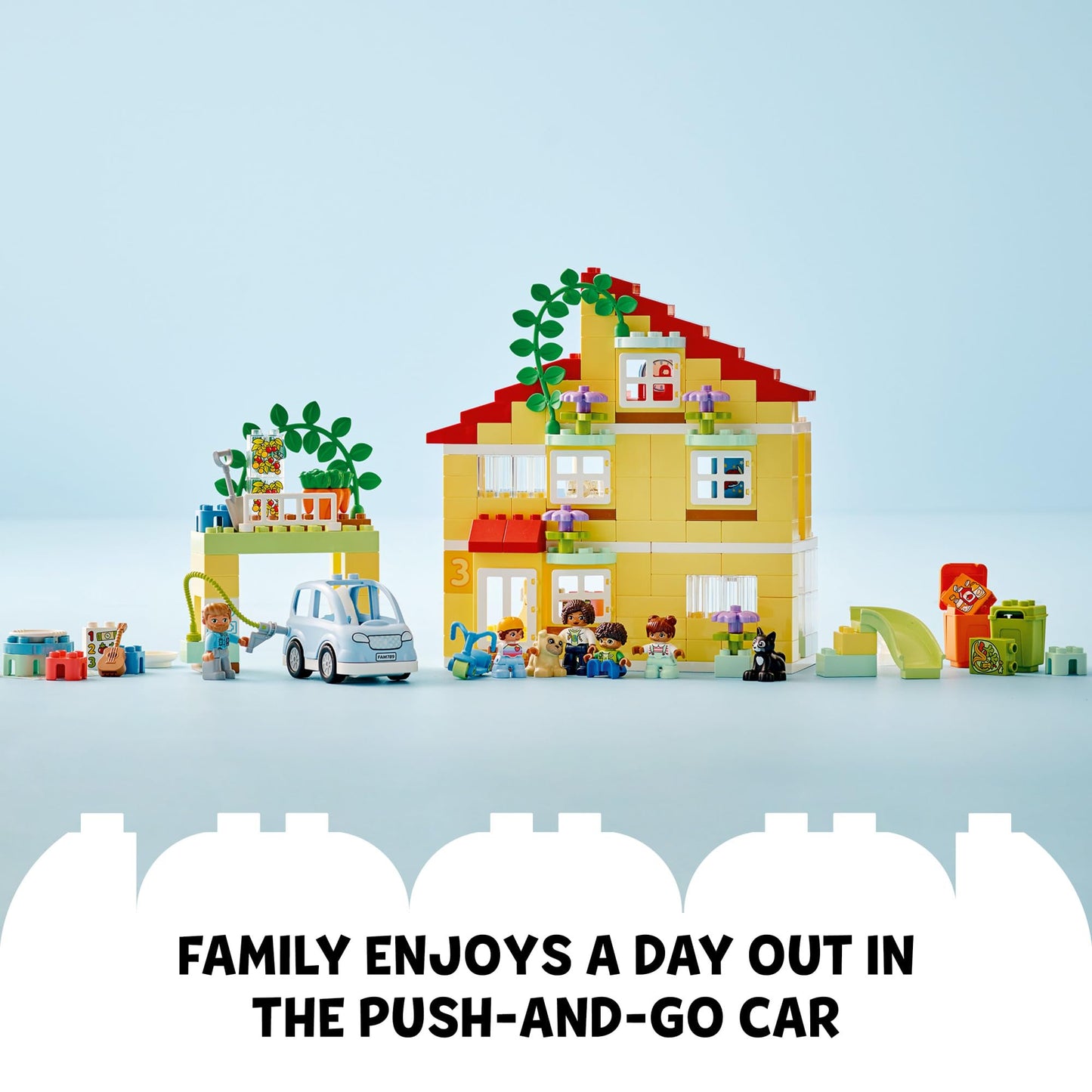 LEGO DUPLO Town 3-in-1 Family House 10994 – Educational STEM Toy for Toddlers 3+