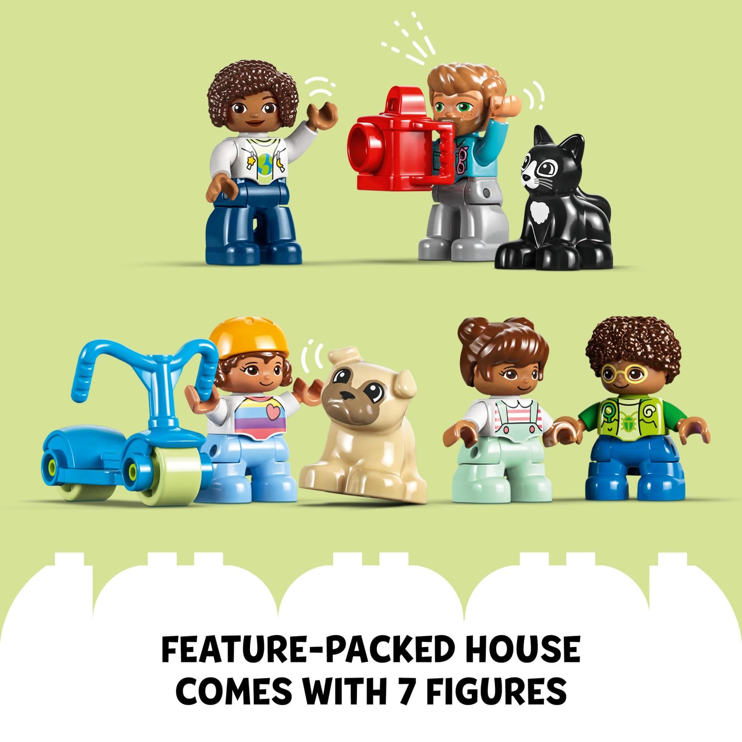 LEGO DUPLO Town 3-in-1 Family House 10994 – Educational STEM Toy for Toddlers 3+