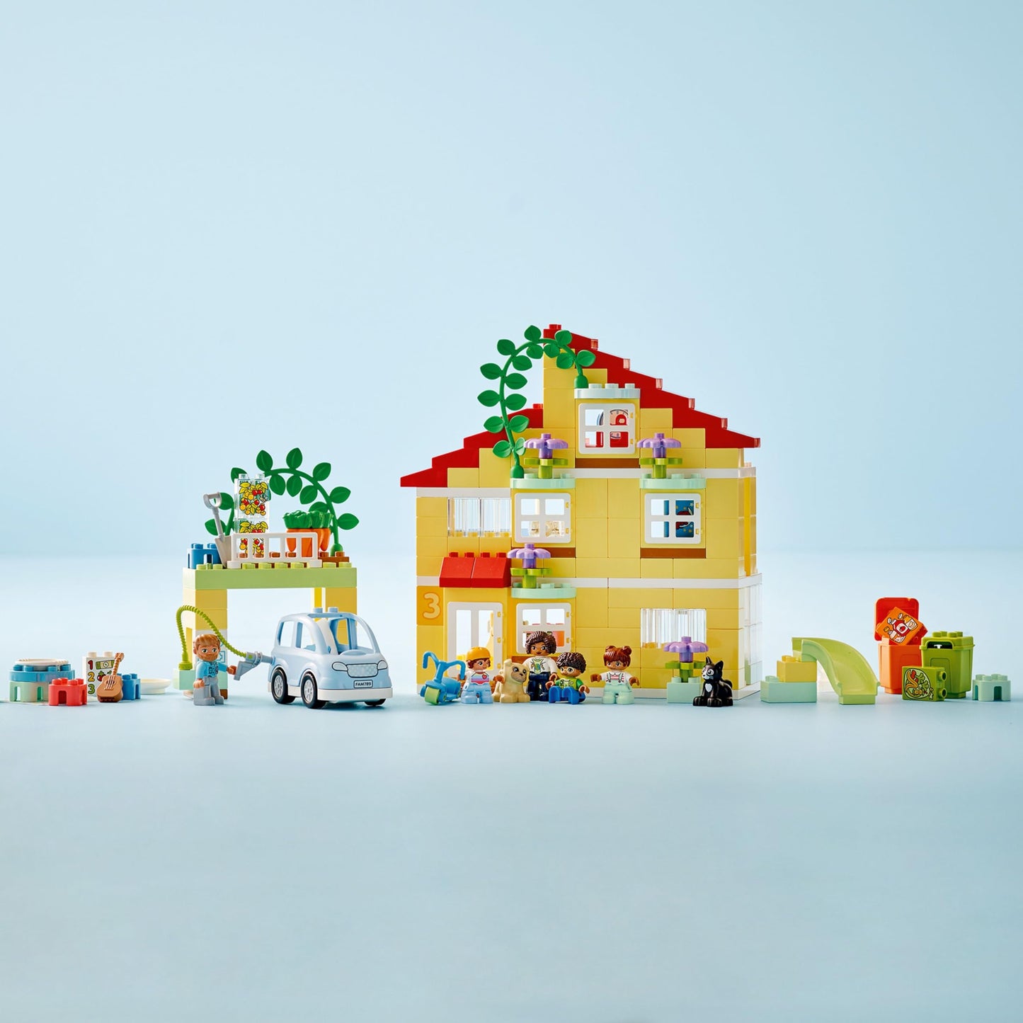 LEGO DUPLO Town 3-in-1 Family House 10994 | STEM Building Toy for Toddlers 3+