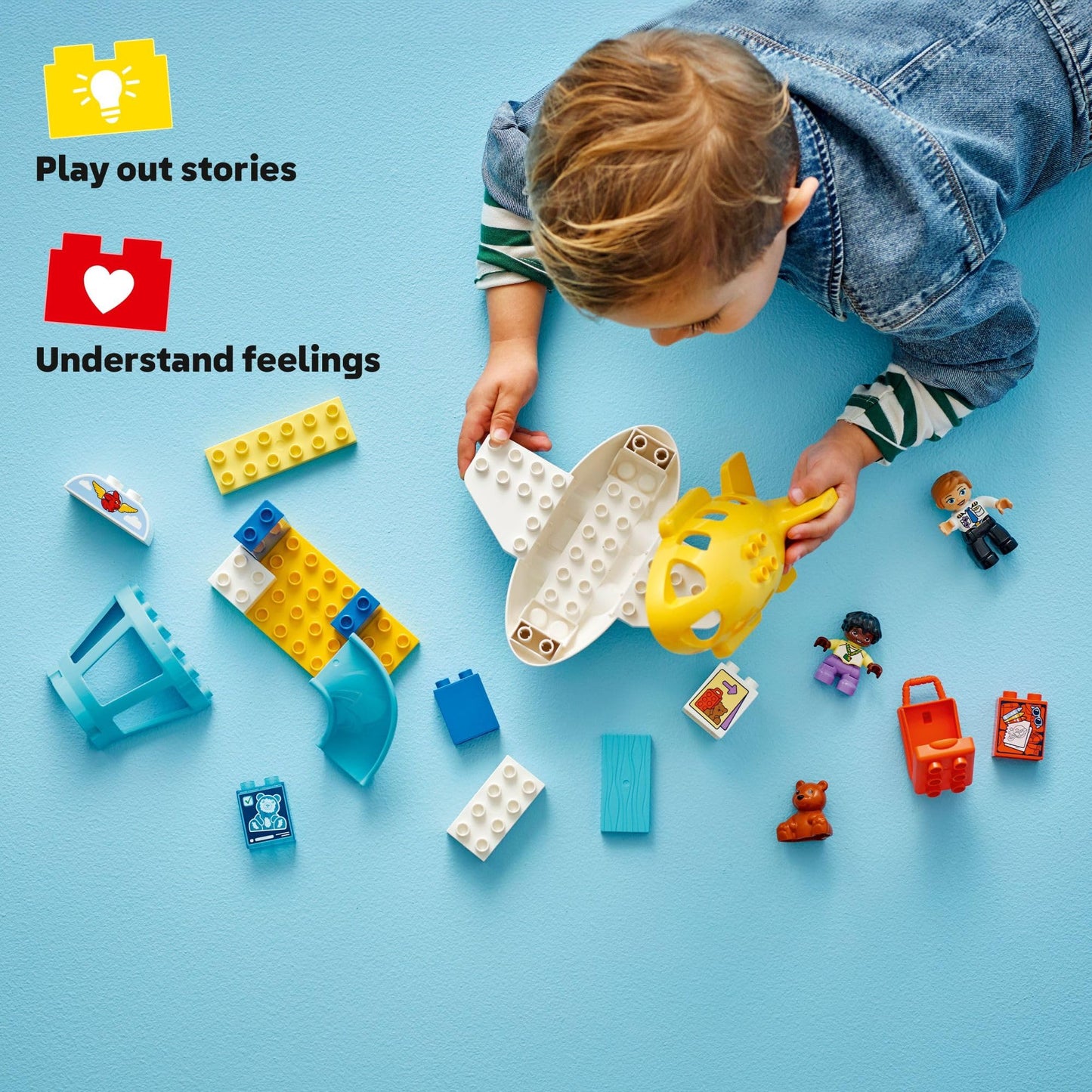 LEGO DUPLO Town First Time at The Airport 10443 – Toddler Travel & Emotions Playset