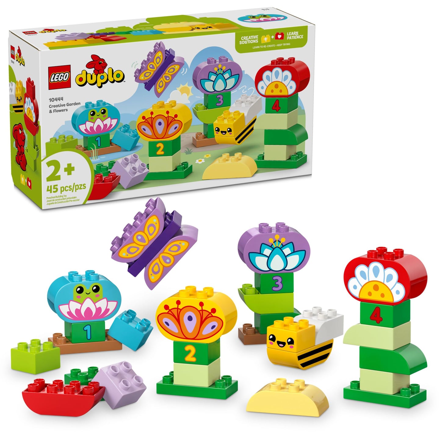 LEGO DUPLO Town Creative Garden & Flowers 10444 – Toddler Building Toy