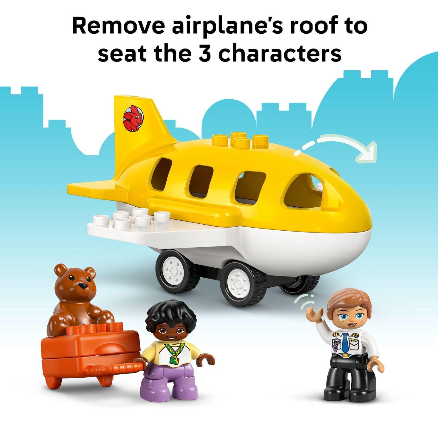LEGO DUPLO Town First Time at The Airport 10443 – Toddler Travel & Emotions Playset