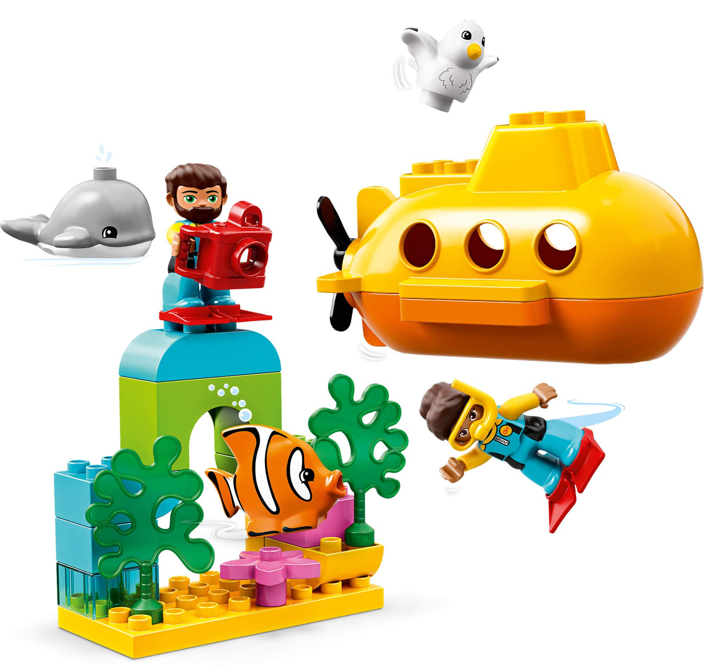 LEGO DUPLO Town Submarine Adventure 10910 – 24-Piece Bath Toy