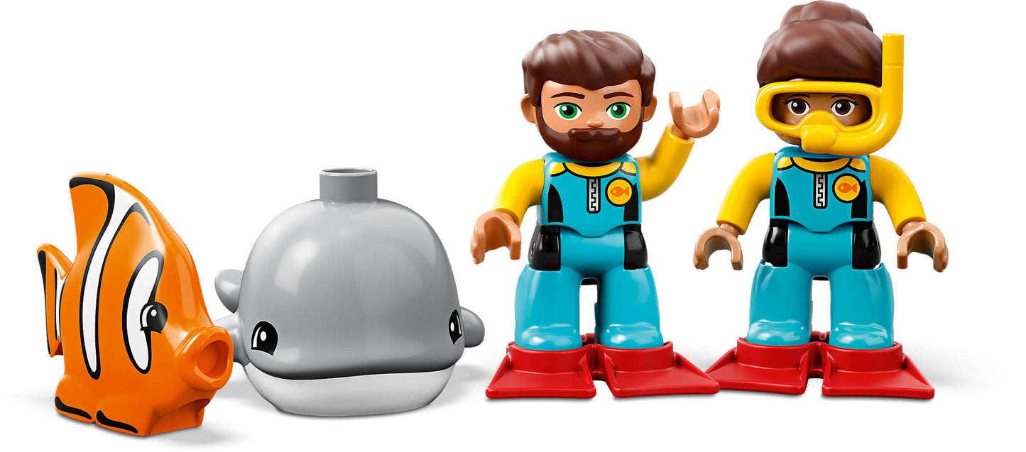 LEGO DUPLO Town Submarine Adventure 10910 – 24-Piece Bath Toy