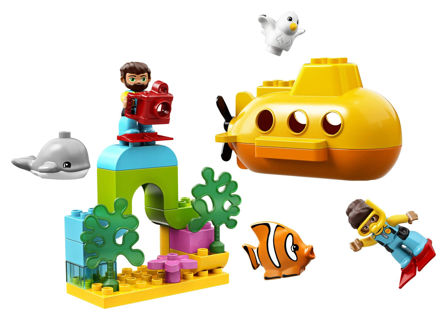 LEGO DUPLO Town Submarine Adventure 10910 – 24-Piece Bath Toy
