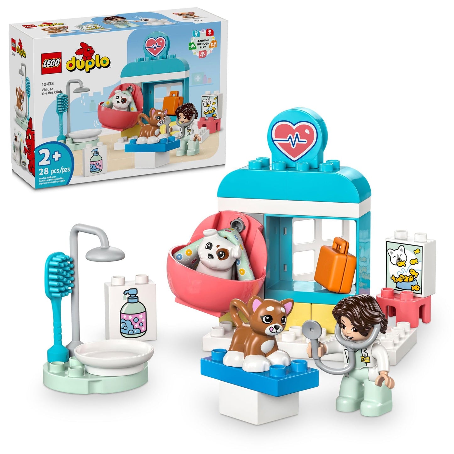 LEGO DUPLO Town Visit to the Vet Clinic 10438 – Pet-Care Role-Play for Toddlers