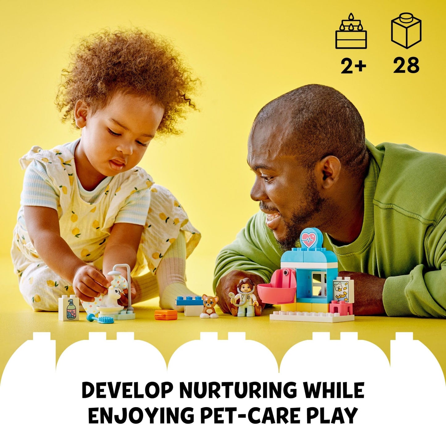LEGO DUPLO Town Visit to the Vet Clinic 10438 – Pet-Care Role-Play for Toddlers