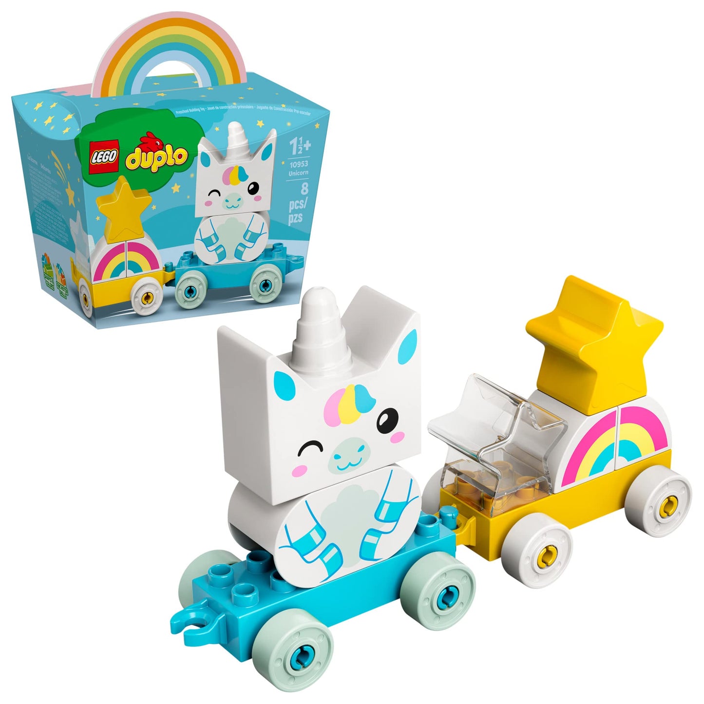 LEGO DUPLO My First Unicorn 10953 Pull-Along Toy for Toddlers