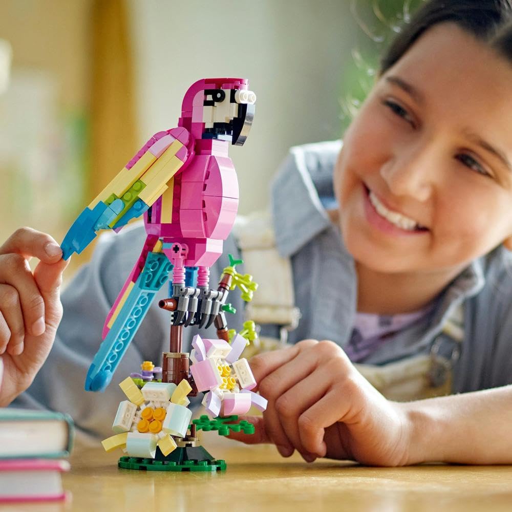 LEGO Creator 31144 Exotic Pink Parrot — 3in1 Animal Playset