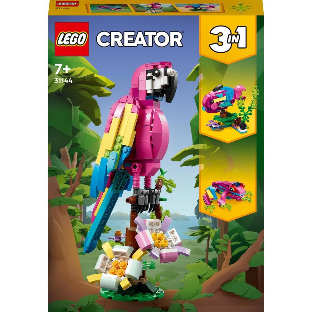 LEGO Creator 31144 Exotic Pink Parrot — 3in1 Animal Playset