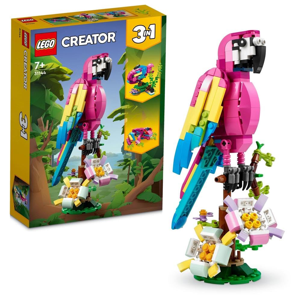 LEGO Creator 31144 Exotic Pink Parrot — 3in1 Animal Playset