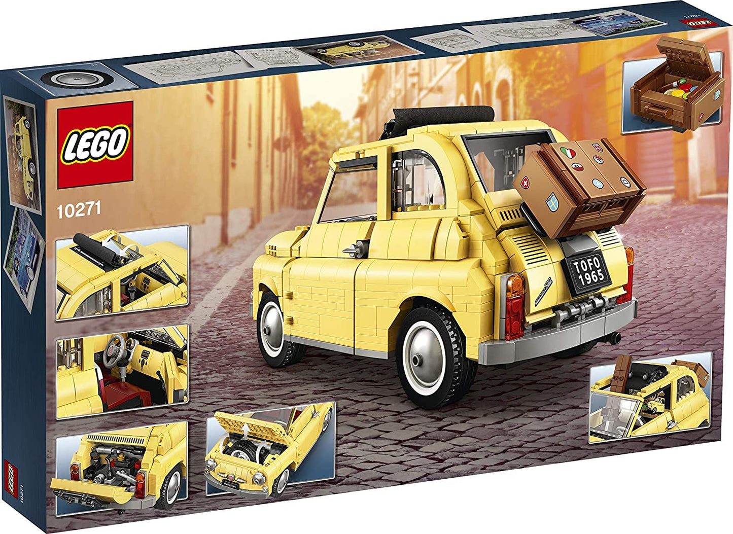 LEGO Creator Expert Fiat 500 10271 – Advanced Model Car Kit for Adults & Fans
