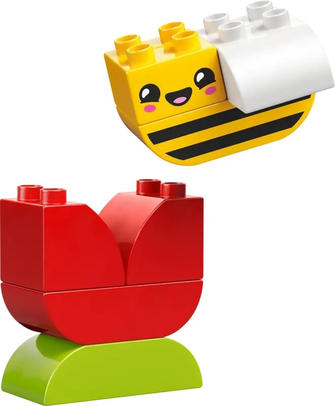First Flower & Bee Set by LEGO DUPLO – Open-Ended Building for Toddlers