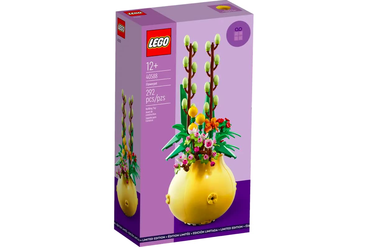 LEGO Flower Pot 40588 VIP Limited Edition Planter | 292 Pieces