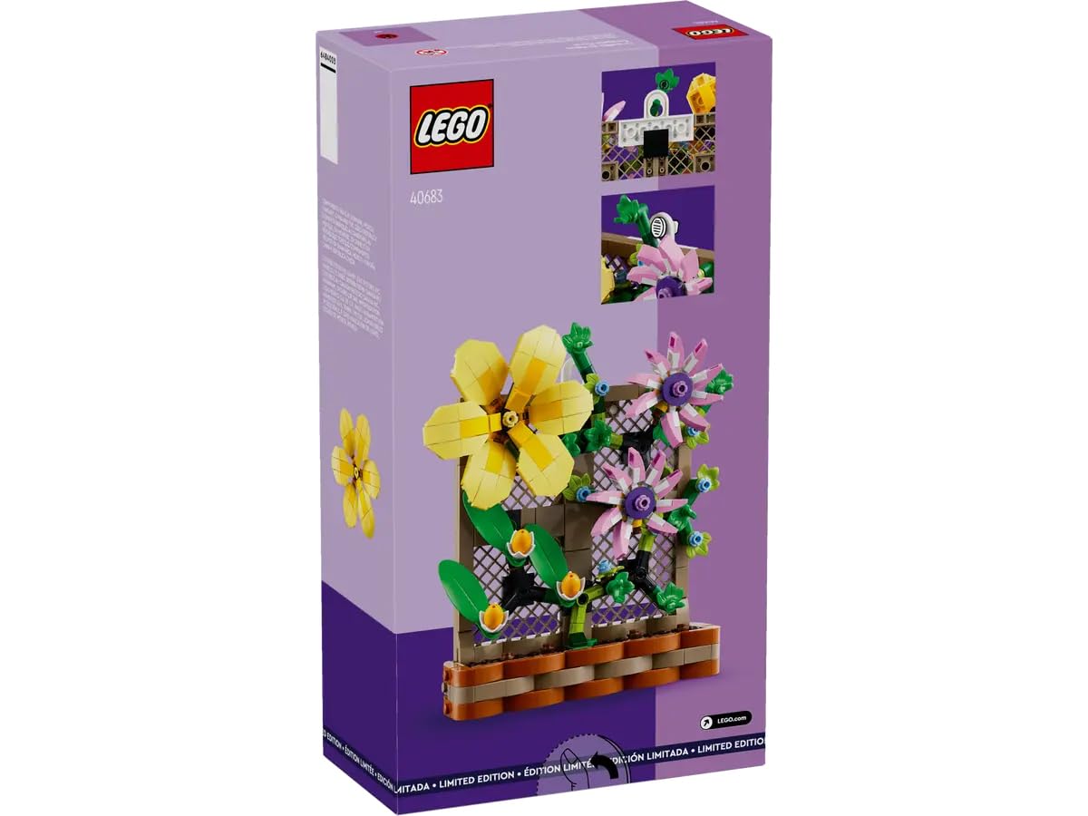 LEGO Flower Trellis Display 40683 – Spring Floral Decor Set (440 pcs)