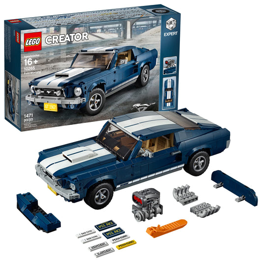 LEGO Creator Expert Ford Mustang 10265 – Exclusive Advanced Collector’s Car Model for Adults & Teens