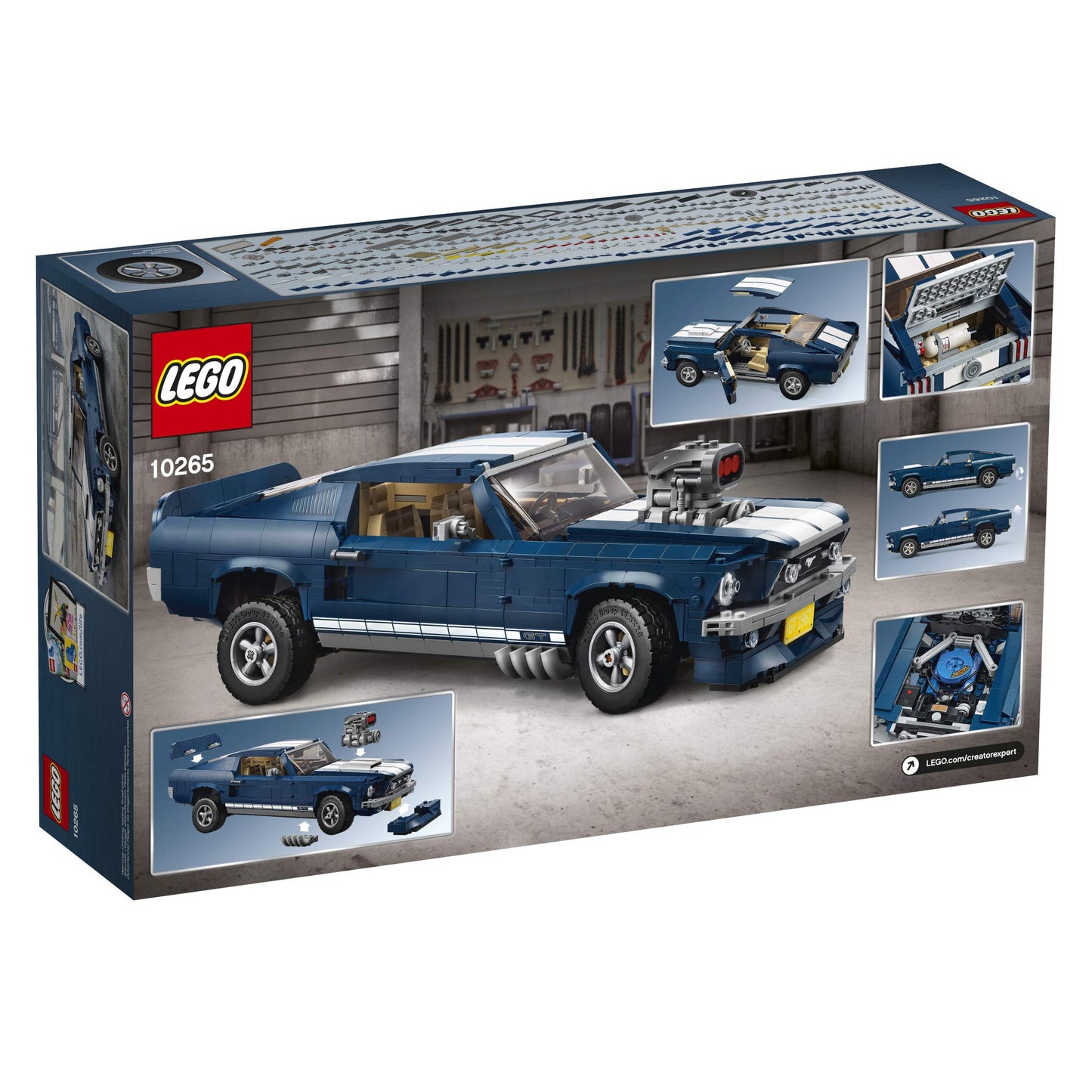 LEGO Creator Expert Ford Mustang 10265 – Exclusive Advanced Collector’s Car Model for Adults & Teens