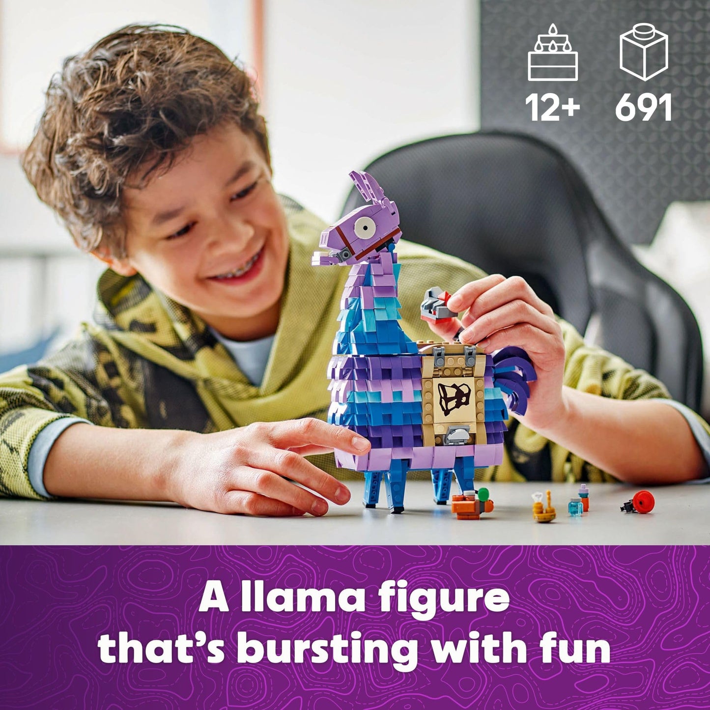 LEGO Fortnite Supply Llama Building Set (77071) – Collectible Display Toy for Gamers
