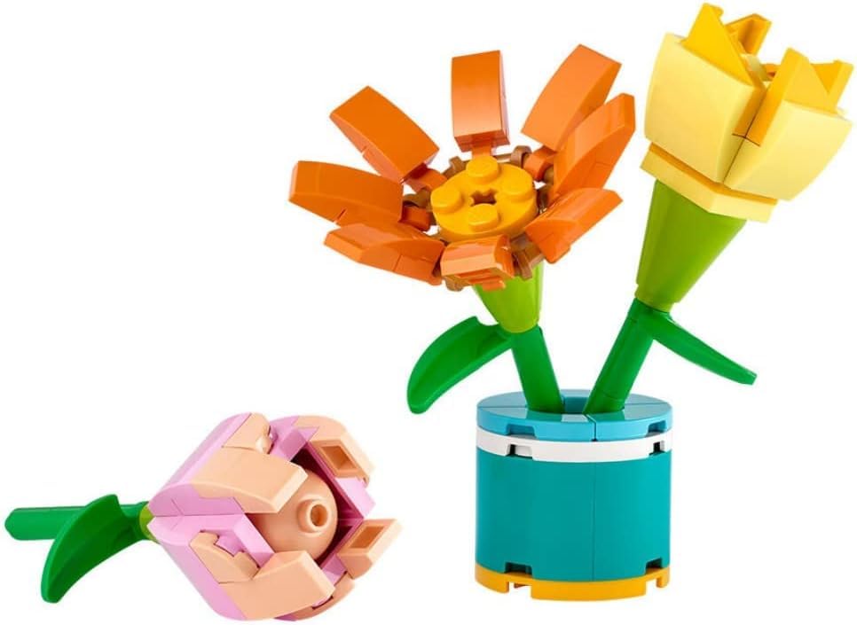 LEGO Friends Friendship Flowers 30634 Polybag – 84 Pieces, 5+ | Orange, Pink, Rose, Yellow