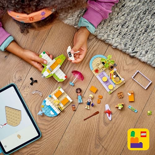 LEGO Friends 42672 Fun Beach in Suitcase – 2-in-1 Building Set for Kids 5+
