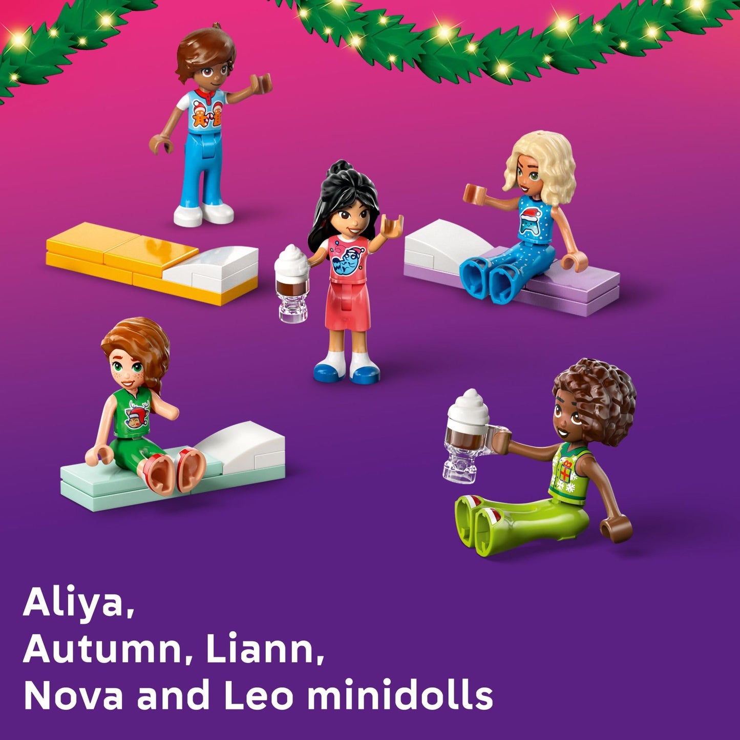 LEGO Friends Advent Calendar 2025 – 24 Surprises, 5 Minidolls & 5 Pets (42668)