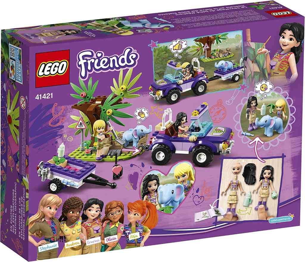 LEGO Friends Baby Elephant Jungle Rescue 41421 – Adventure Kit with Emma & Stephanie