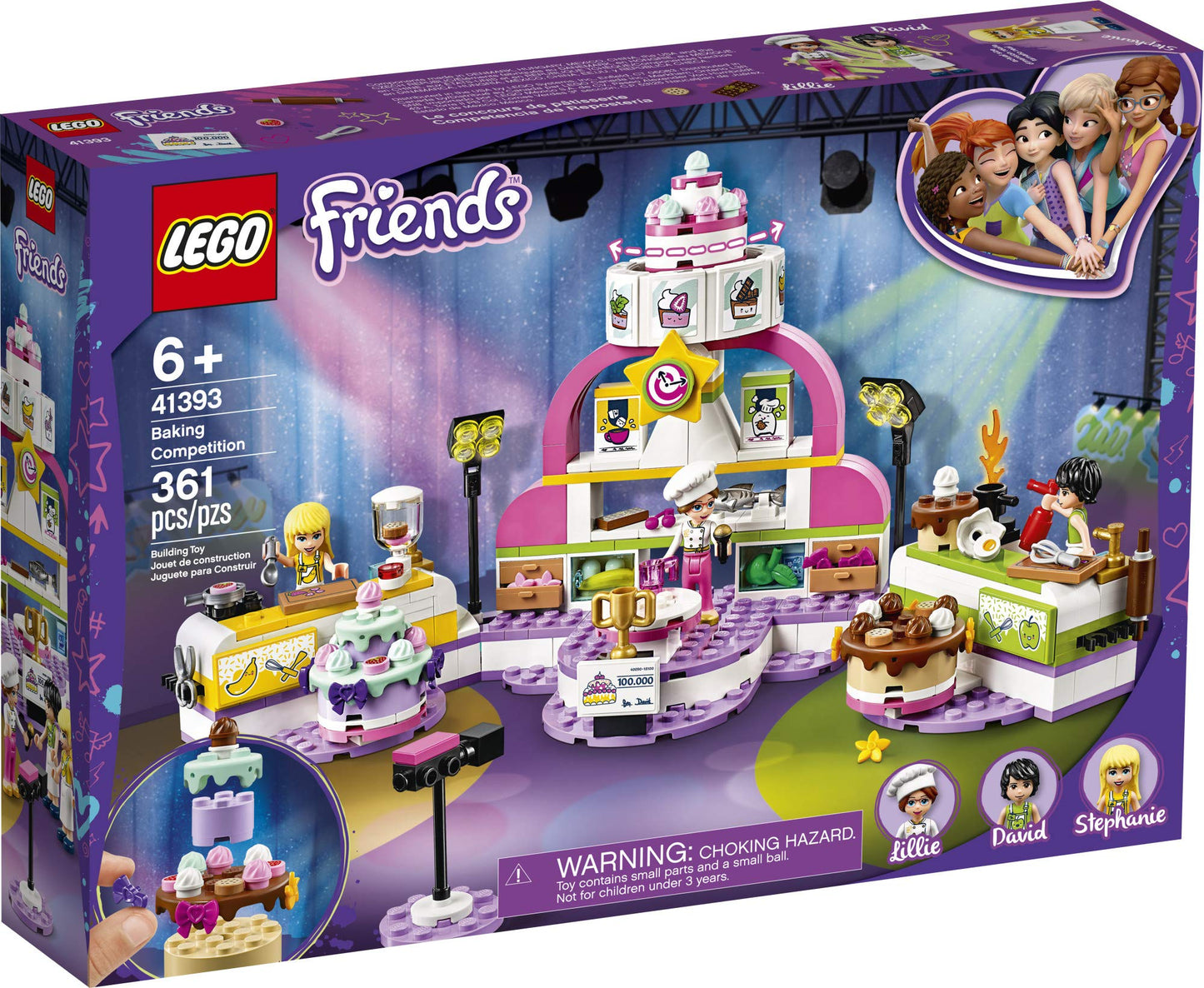 LEGO Friends Baking Competition 41393 Building Kit | 361 Pieces, 3 Mini-Dolls