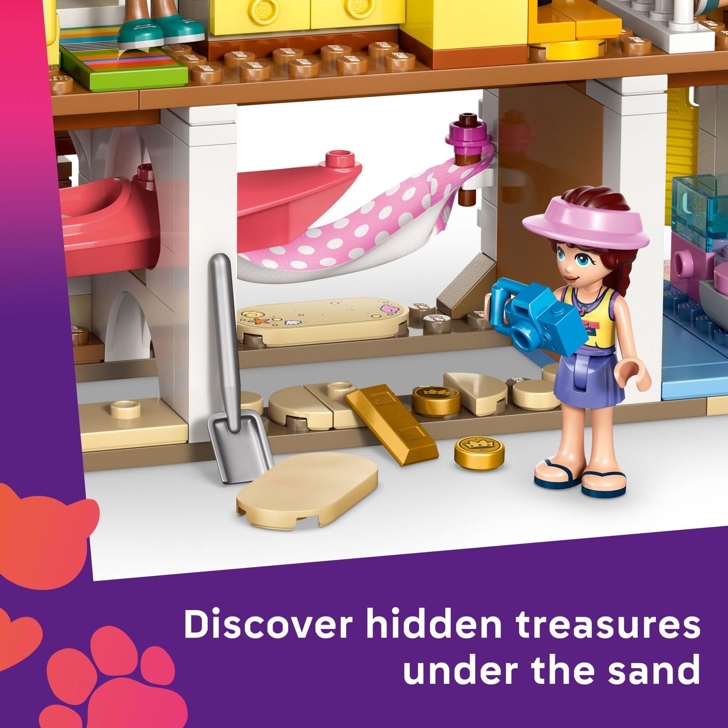 LEGO Friends Beach House with Seals (42699) – Pretend Play Toy for Kids 7+