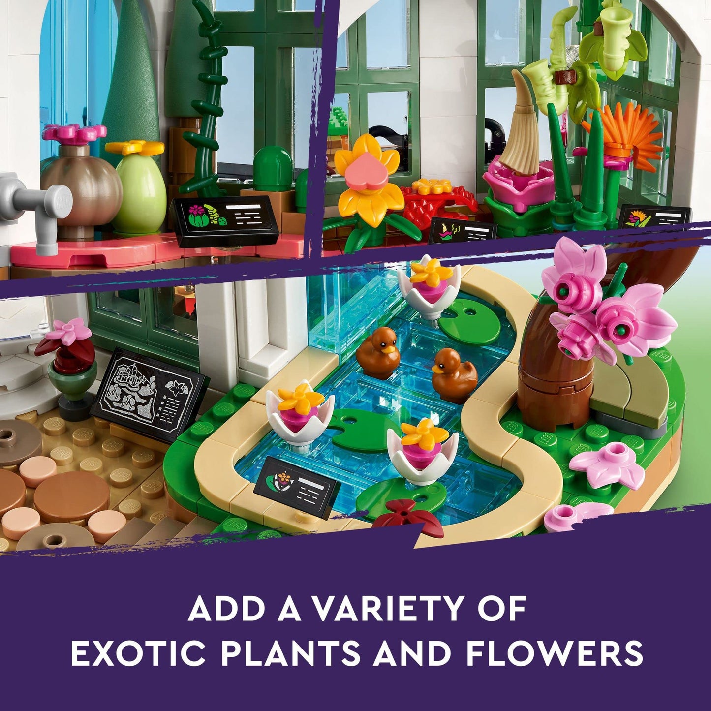 LEGO Friends Botanical Garden 41757 Building Set – Detailed Greenhouse Scene for Ages 12+