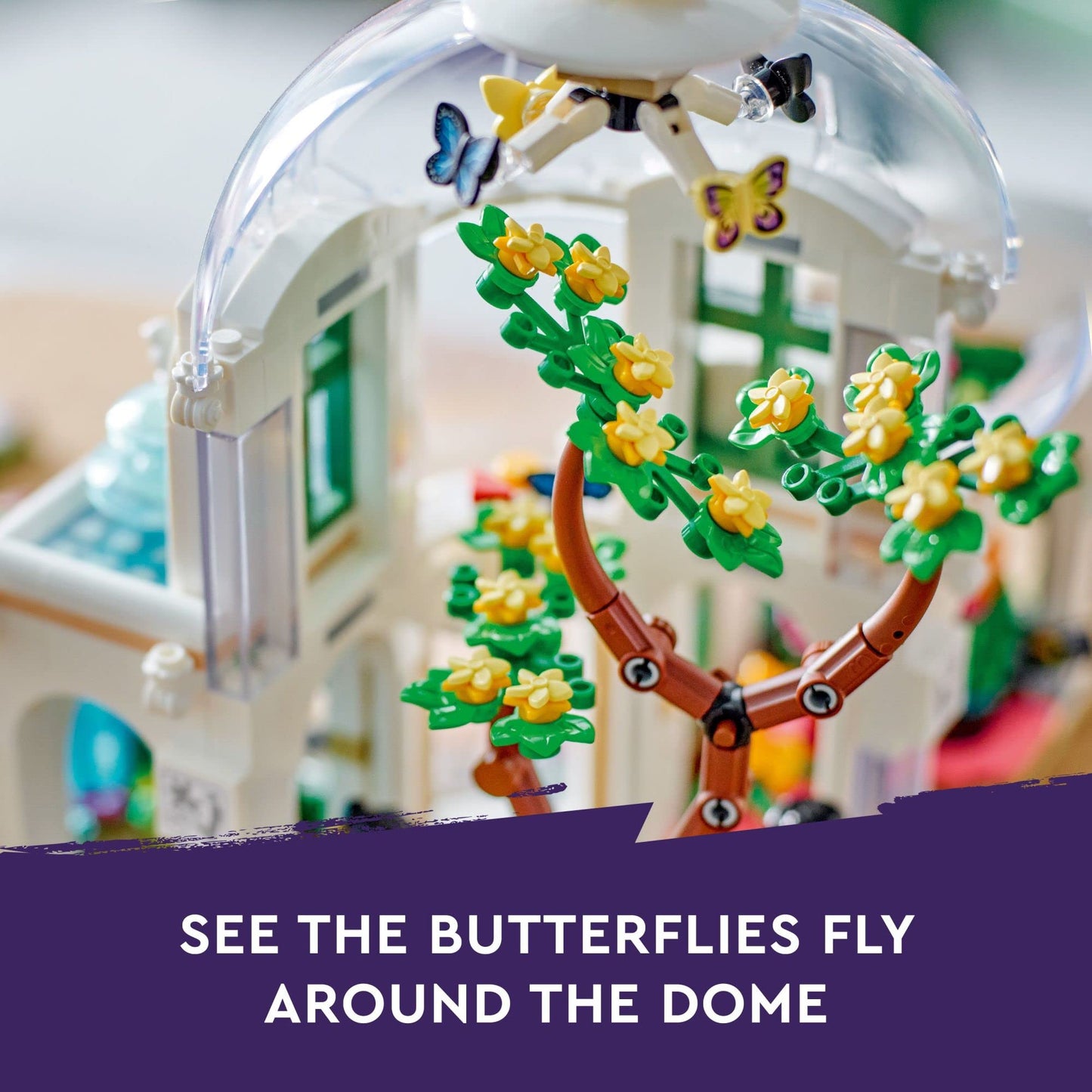 LEGO Friends Botanical Garden 41757 Building Set – Detailed Greenhouse Scene for Ages 12+