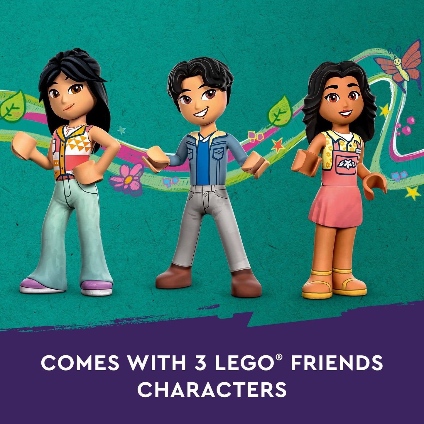 LEGO Friends Botanical Garden Building Set 41757 – 1,072 Pieces for Ages 12+