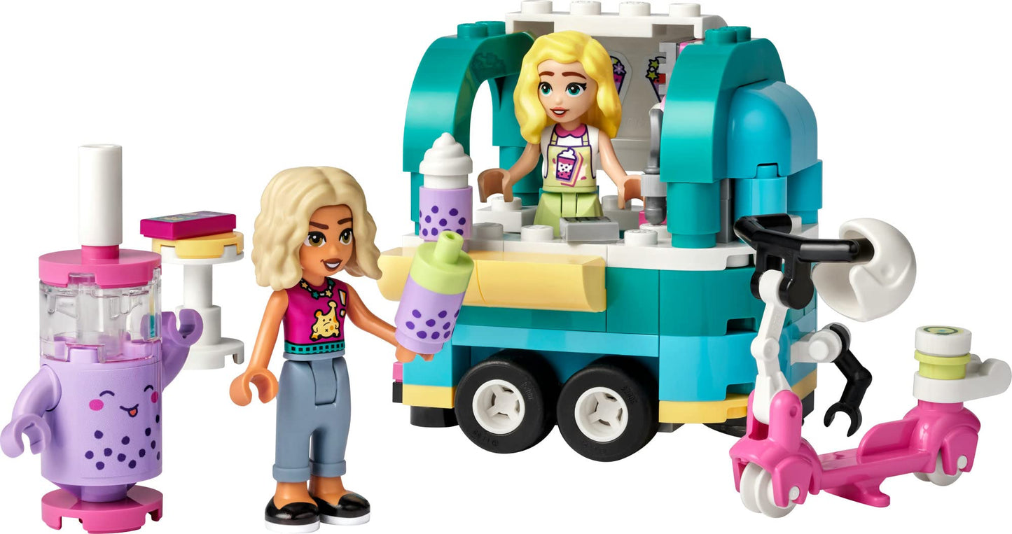 LEGO Friends Mobile Bubble Tea Shop 41733 – Creative Vehicle Playset for Kids 6+