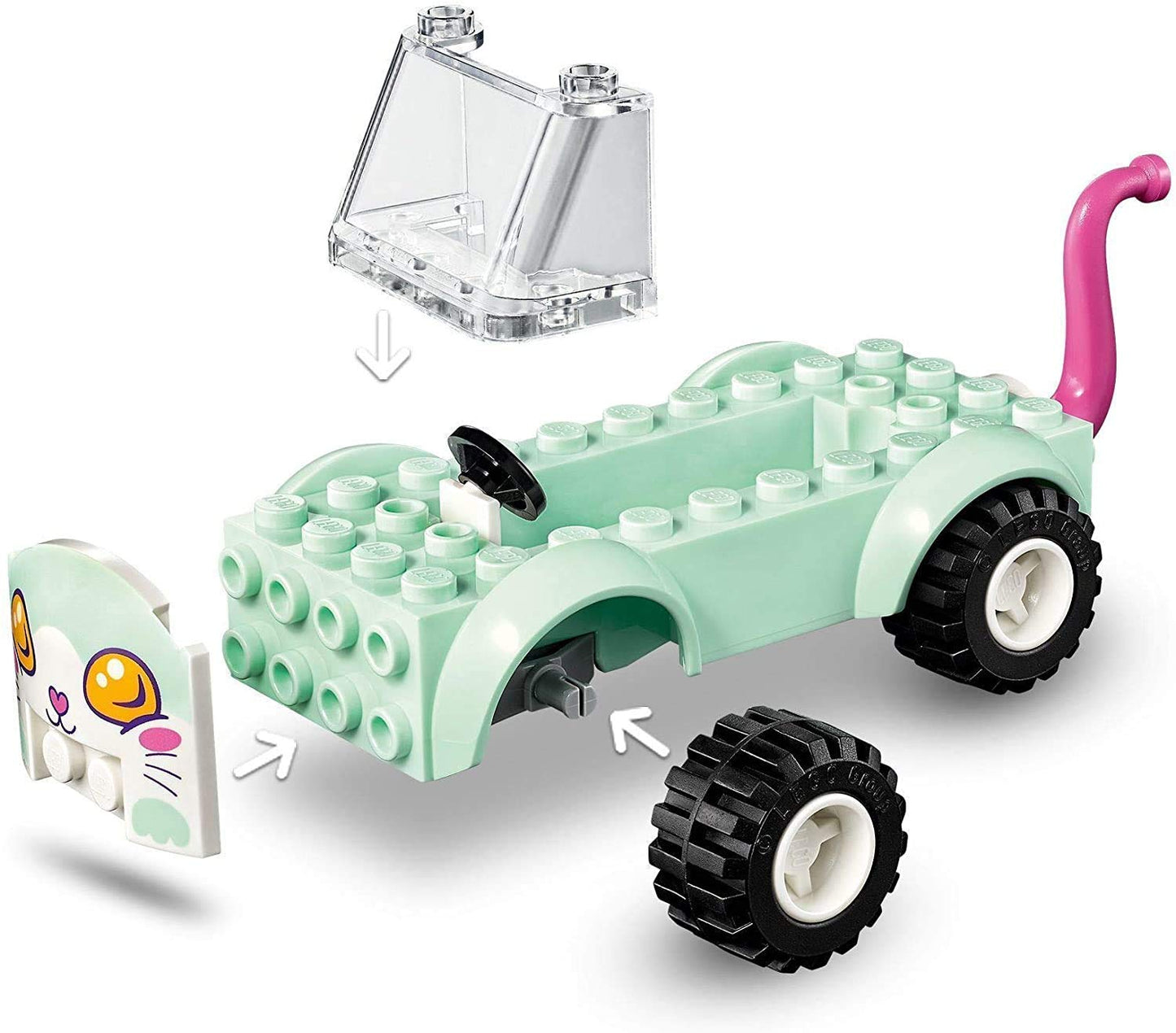 LEGO Friends Cat Grooming Car 41439 Building Kit | Creative Play for Ages 4+