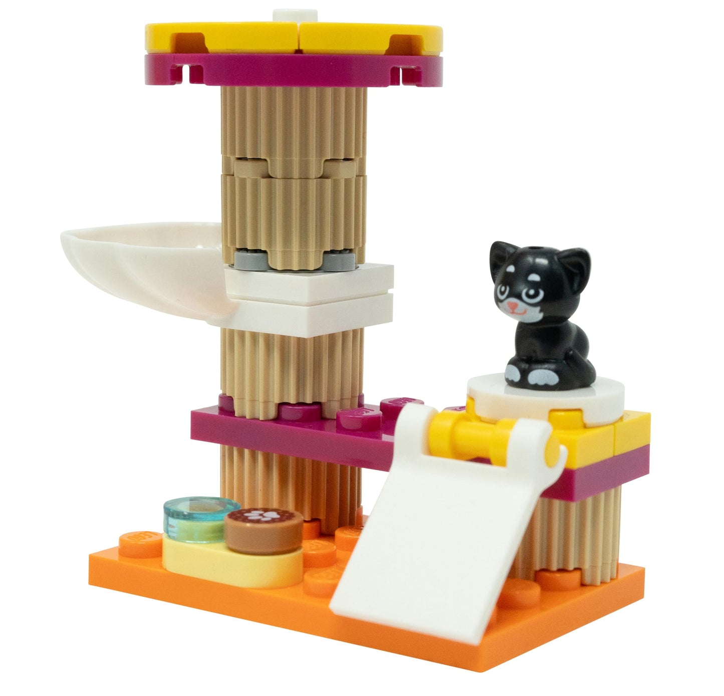LEGO Friends Cat Tree with Kitten Shadow Micro Set – 24 Pieces | Compact Play