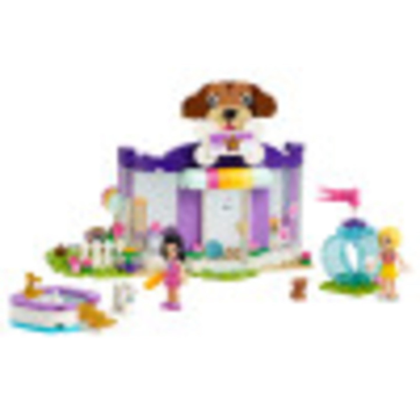 LEGO Friends Doggy Day Care 41691 – 221-Piece Kit with 2 Mini-Dolls & 2 Dogs