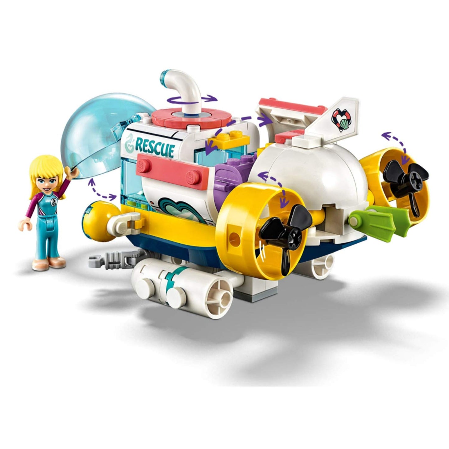 LEGO Friends Dolphins Rescue Mission 41378 - Submarine Playset with Kacey & Stephanie