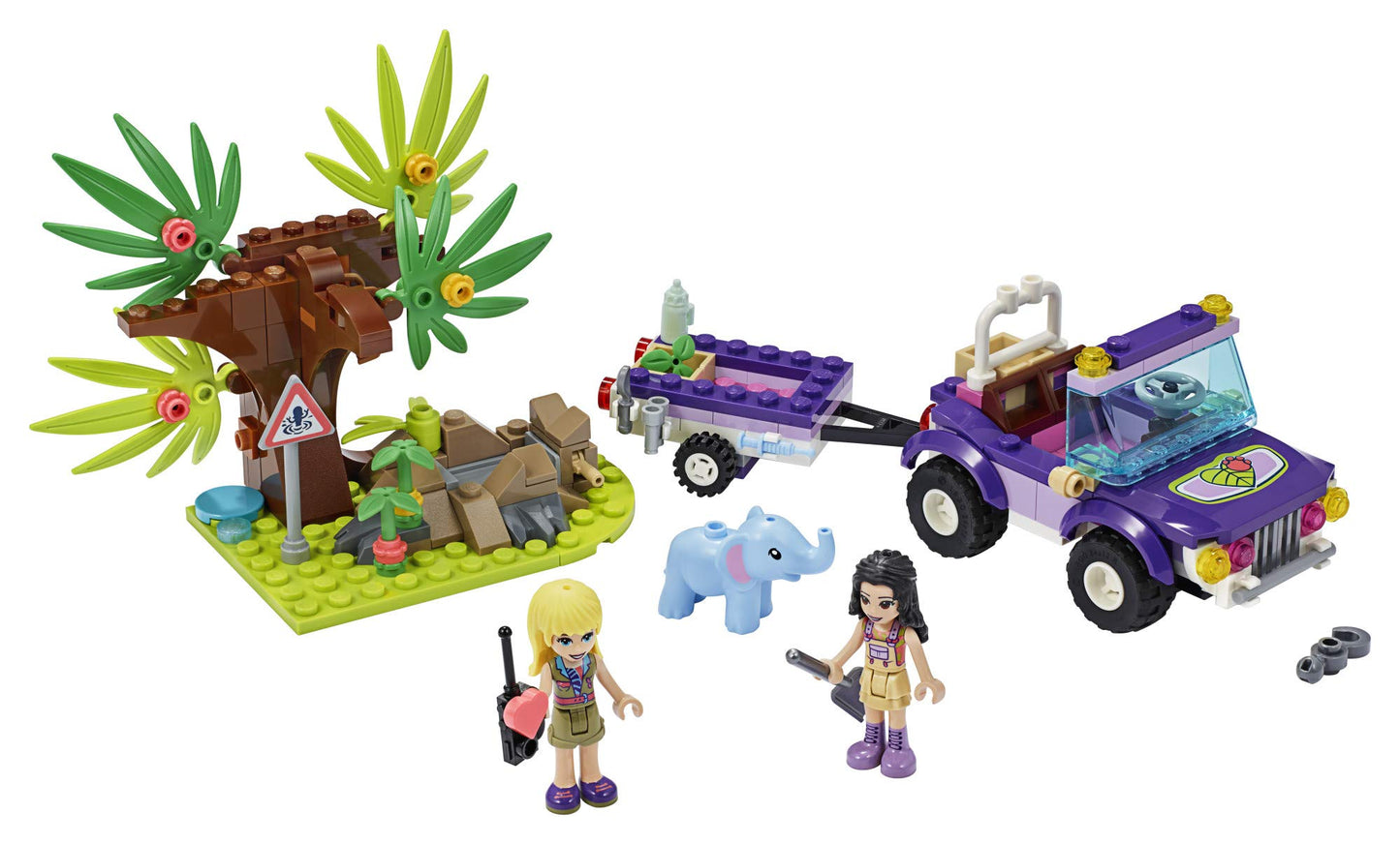 LEGO Friends Baby Elephant Jungle Rescue 41421 – Adventure Kit with Emma & Stephanie