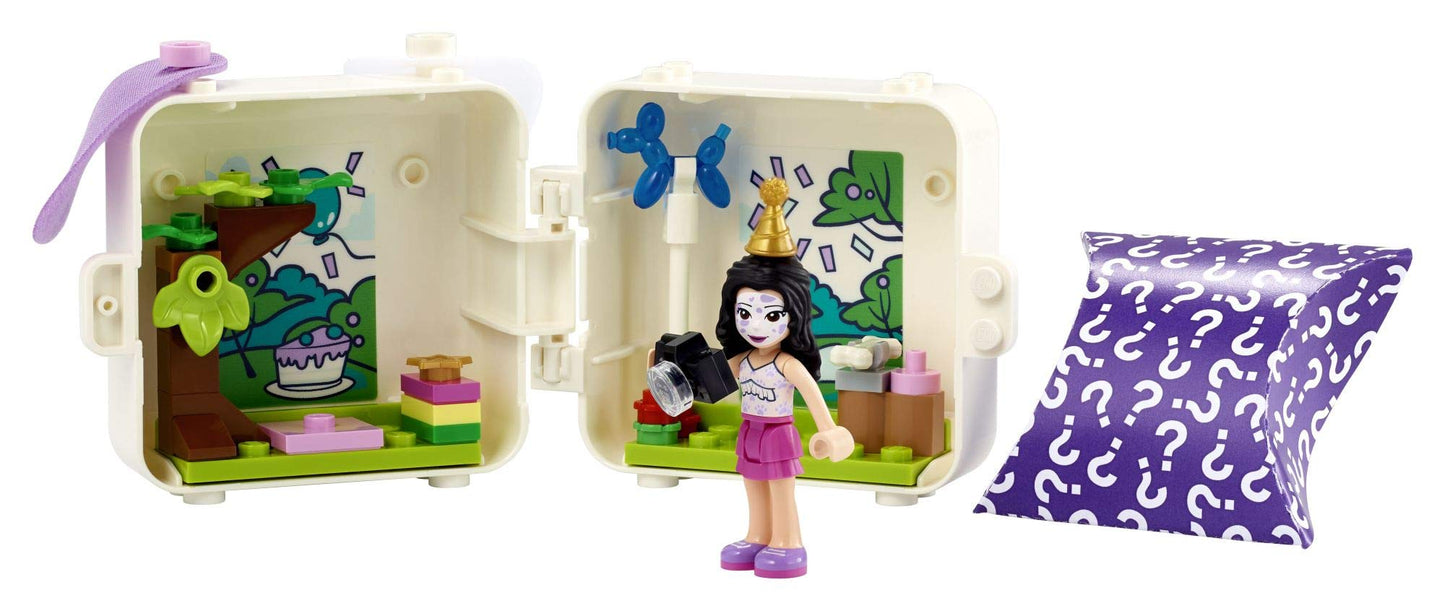 LEGO Friends Emma's Dalmatian Cube 41663 – Portable Puppy Playset with Emma Mini-Doll