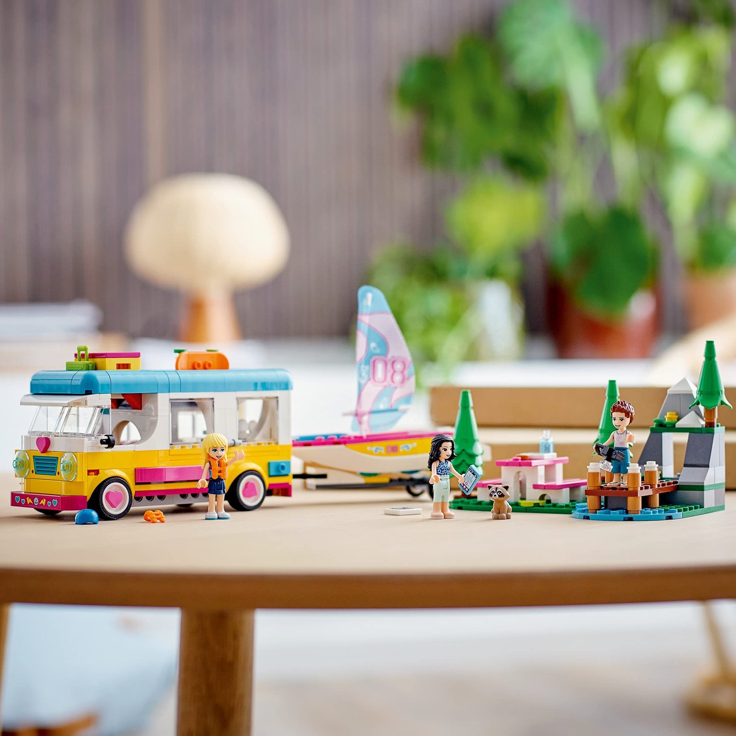 LEGO Friends Forest Camper Van & Sailboat 41681 – 487 Pieces | Outdoor Adventure Playset