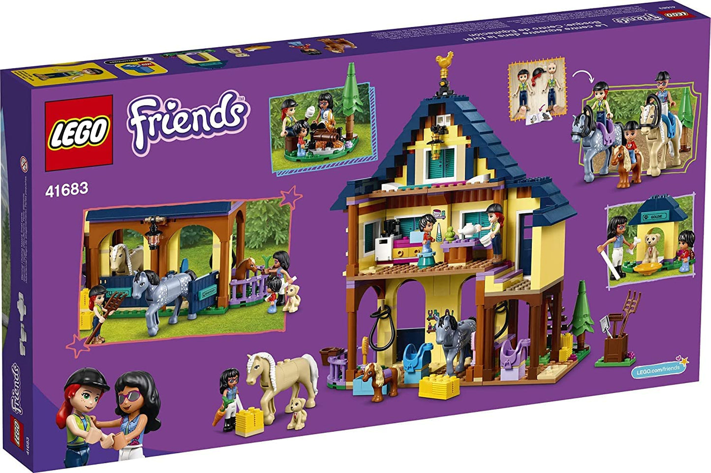 LEGO Friends Forest Horseback Riding Center 41683 – 511-Piece Building Kit (New 2021)