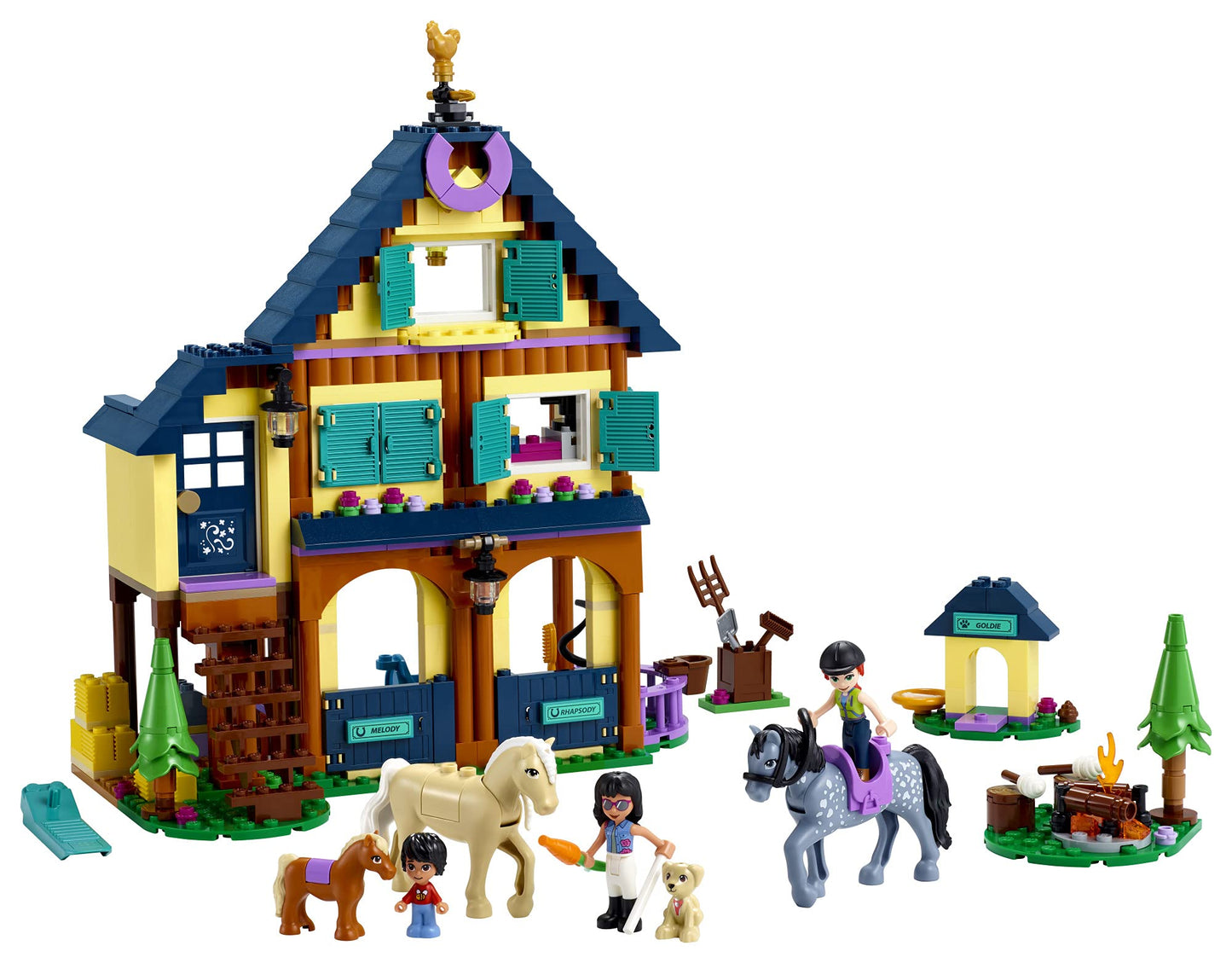 LEGO Friends Forest Horseback Riding Center 41683 – 511-Piece Building Kit (New 2021)