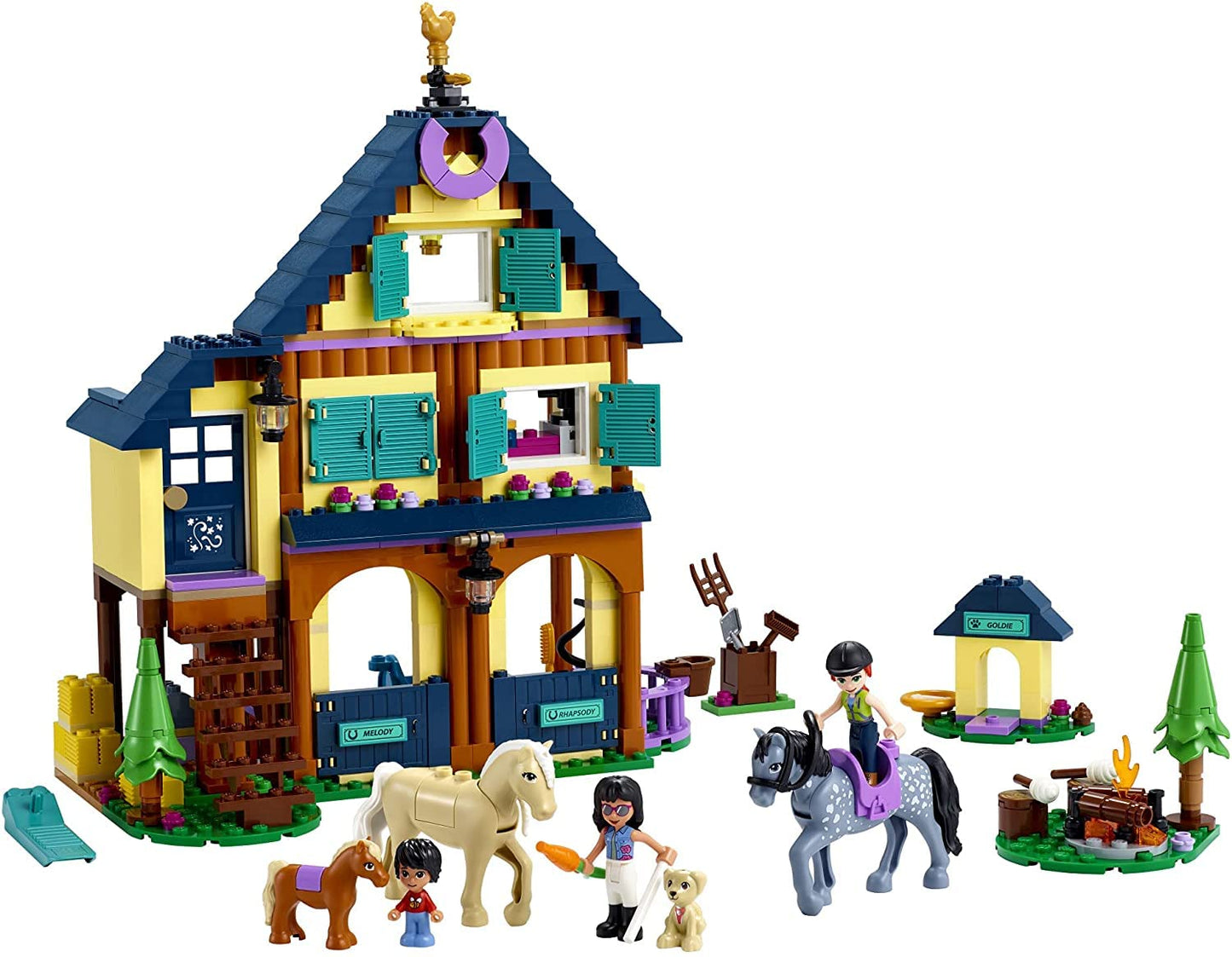 LEGO Friends Forest Horseback Riding Center 41683 – 511-Piece Building Kit (New 2021)