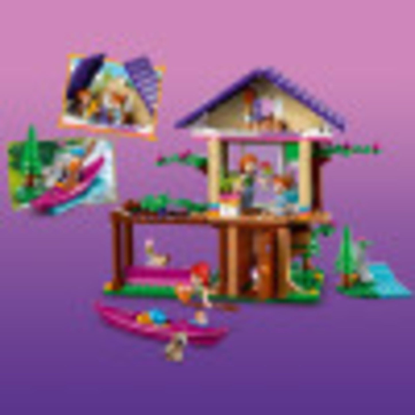 LEGO Friends Forest House 41679 Building Kit | Tree House Adventure
