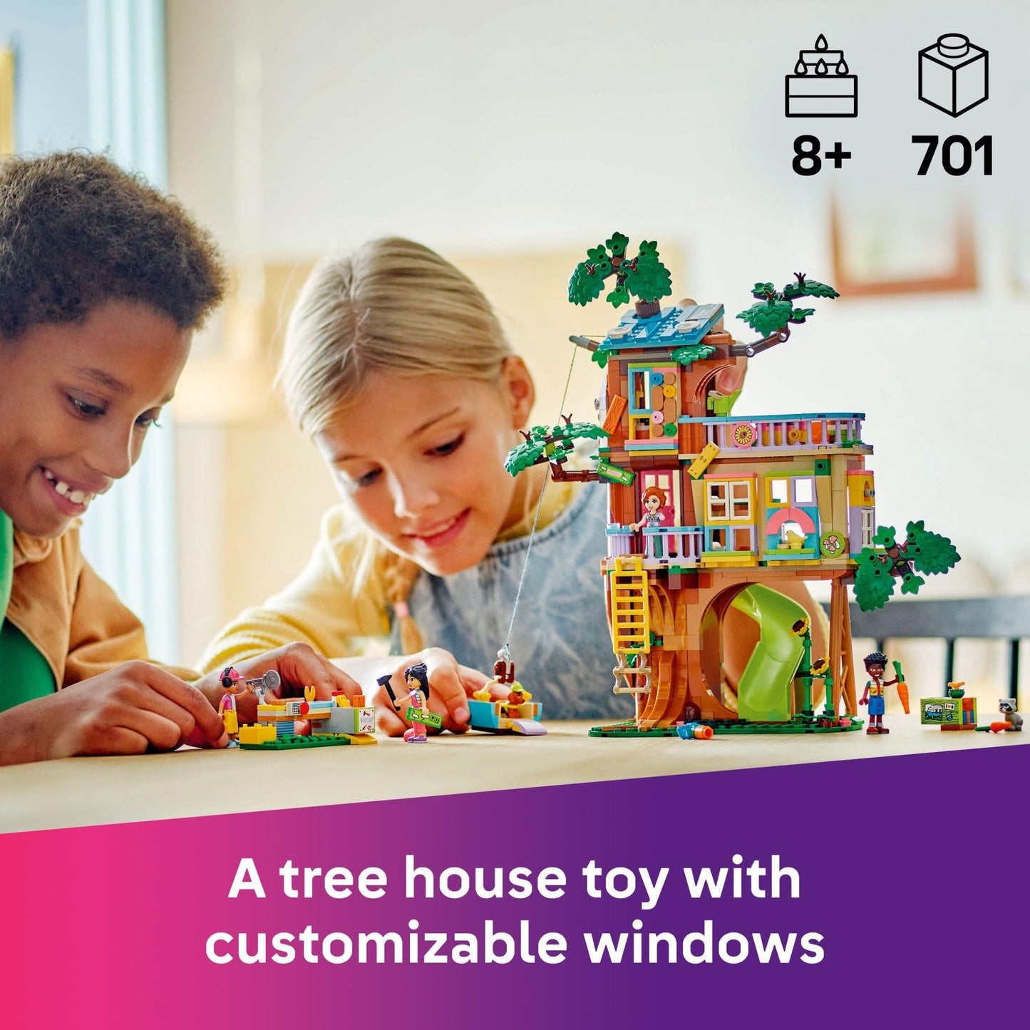 LEGO Friends Friendship Tree House Hangout (42652) – 701‑Piece Building Toy for Kids 8+